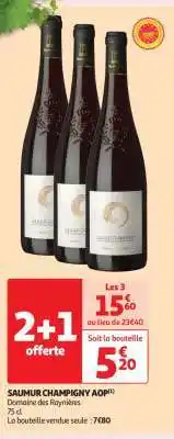 Auchan Saumur Champigny Aop offre