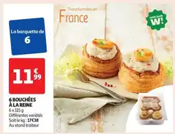 Auchan 6 BOUCHÉES À LA REINE offre