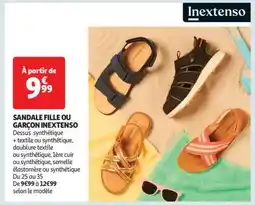 Auchan Sandale Fille Ou Garçon Inextenso offre