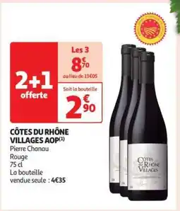 Auchan Côtes Du Rhône Villages Aop offre