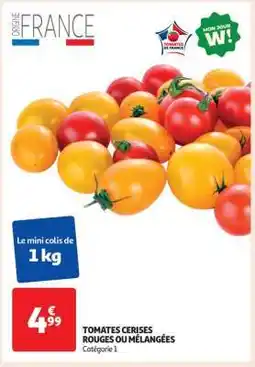 Auchan Tomates Cerises Rouges Ou Mélangées offre