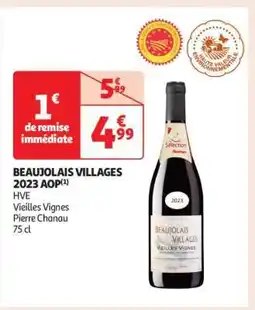 Auchan BEAUJOLAIS VILLAGES 2023 AOP offre