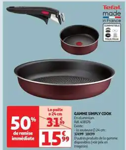 Auchan La poêle Ø 24 cm offre