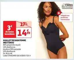 Auchan Maillot De Bain Femme Inextenso offre