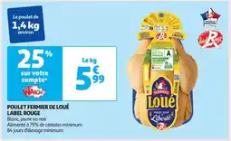 Auchan Poulet Fermier De Loué Label Rouge offre