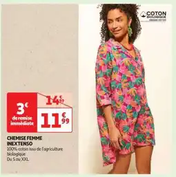 Auchan Chemise Femme Inextenso offre