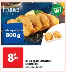 Auchan 8 Filets De Limande Meunière offre