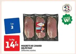 Auchan MAGRETS DE CANARD DELPEYRAT offre