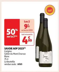 Auchan Savoie Aop 2023 offre