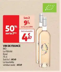 Auchan Vin de France offre