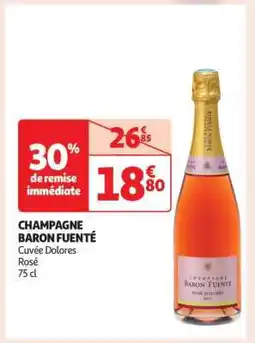 Auchan Champagne Baron Fuenté offre