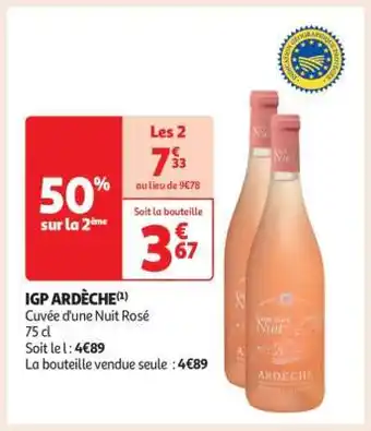 Auchan Igp Ardèche offre
