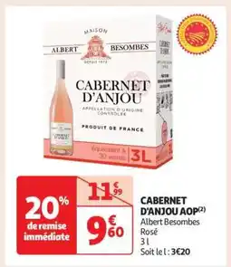 Auchan Cabernet D'anjou Aop offre