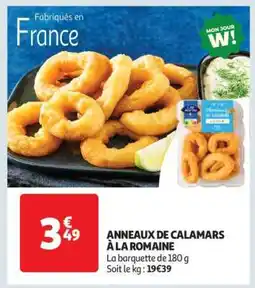 Auchan Anneaux De Calamars À La Romaine offre