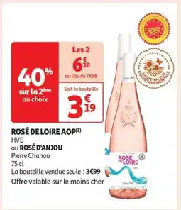 Auchan Rosé De Loire Aop offre