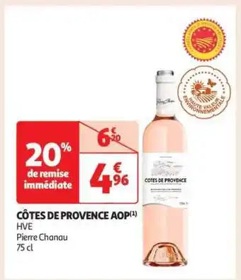 Auchan Côtes De Provence Aop offre