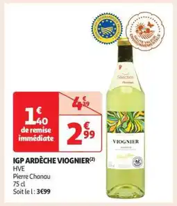 Auchan Igp Ardèche Viognier offre