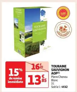 Auchan Touraine Sauvignon Aop offre