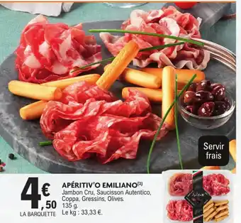 E.Leclerc Apéritiv'o emiliano offre