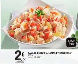 E.Leclerc Salade de duo ananas et carottes offre