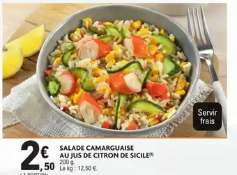E.Leclerc Salade camarguaise au jus de citron de sicile offre