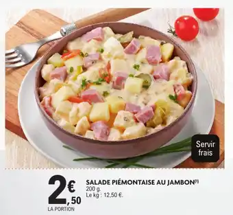 E.Leclerc Salade piémontaise au jambon offre