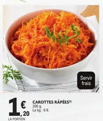 E.Leclerc Carottes râpées offre