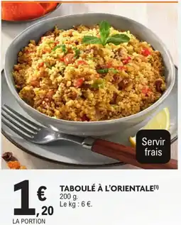E.Leclerc Taboulé à l'orientale offre