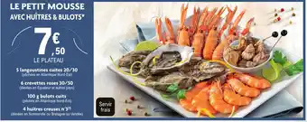 E.Leclerc Le petit mousse avec huîtres & bulots offre