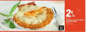 E.Leclerc Coquille saint-jacques** à la bretonne offre