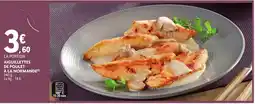 E.Leclerc Aiguillettes de poulet à la normande offre