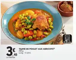 E.Leclerc Tajine de poulet aux abricots offre