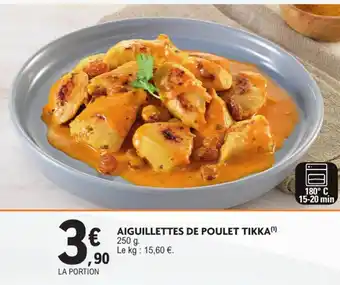 E.Leclerc Aiguillettes de poulet tikka offre