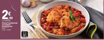 E.Leclerc Poulet basquaise au piment d'espelette offre