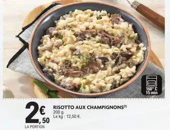 E.Leclerc Risotto aux champignons offre