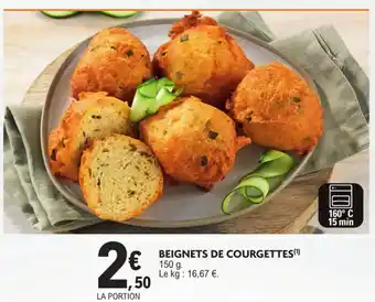 E.Leclerc Beignets de courgettes offre