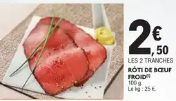 E.Leclerc Rôti de bœuf froid offre