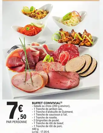 E.Leclerc Buffet convivial offre