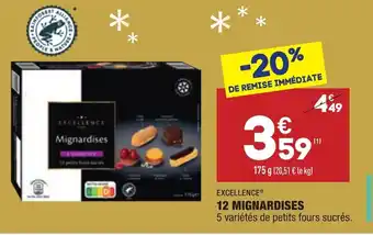 12 Mignardises