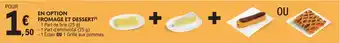 E.Leclerc En option fromage et dessert offre
