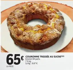 E.Leclerc Couronne tressée au sucre offre