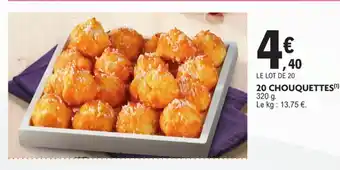 E.Leclerc 20 chouquettes offre