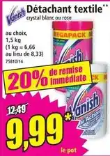 Norma Vanish - détachant textile offre