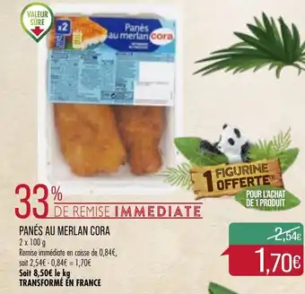 Panés au merlan cora