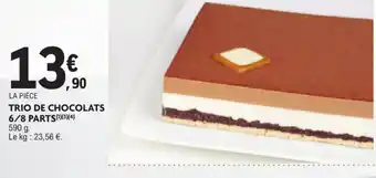E.Leclerc Trio de chocolats 6/8 parts offre