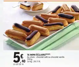E.Leclerc 16 mini éclairs offre