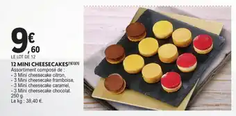 E.Leclerc 12 mini cheesecakes offre