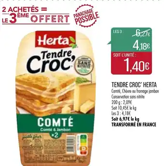 Match Tendre croc' herta offre