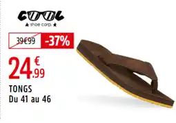 Intersport Tongs du 41 au 46 offre