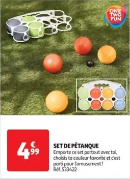 Auchan Drive Set de pétanque offre